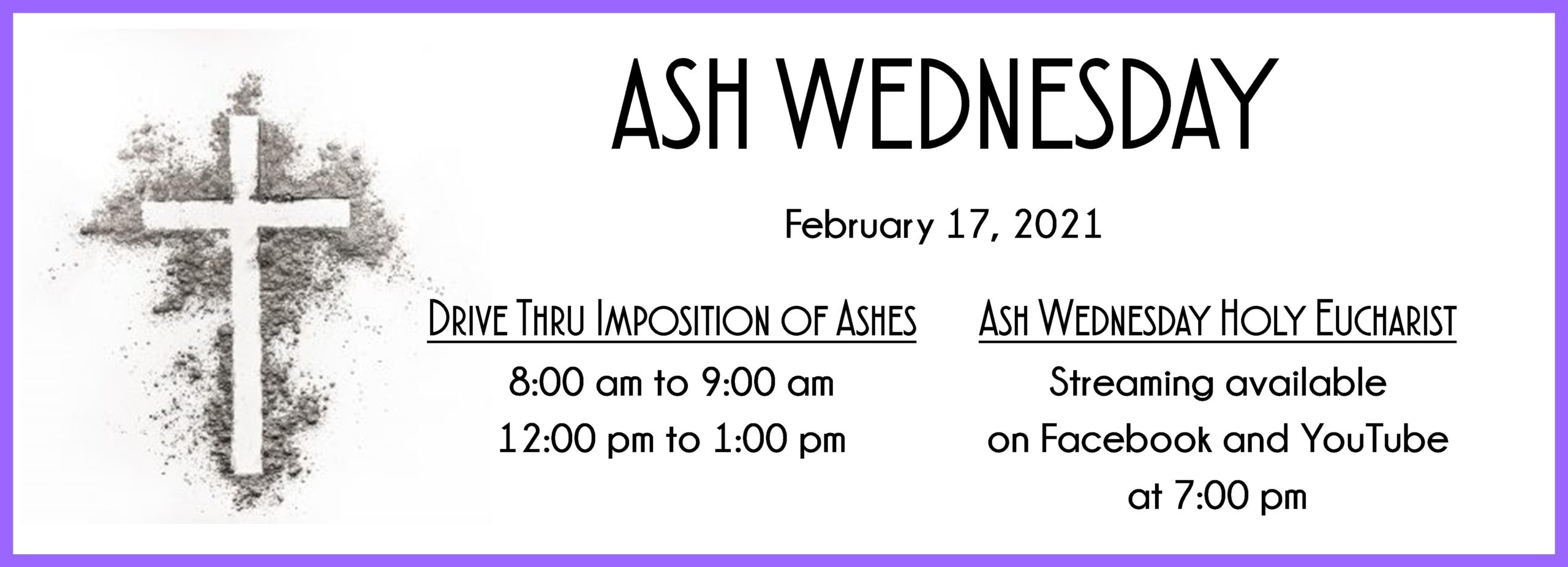 imposition of ashes