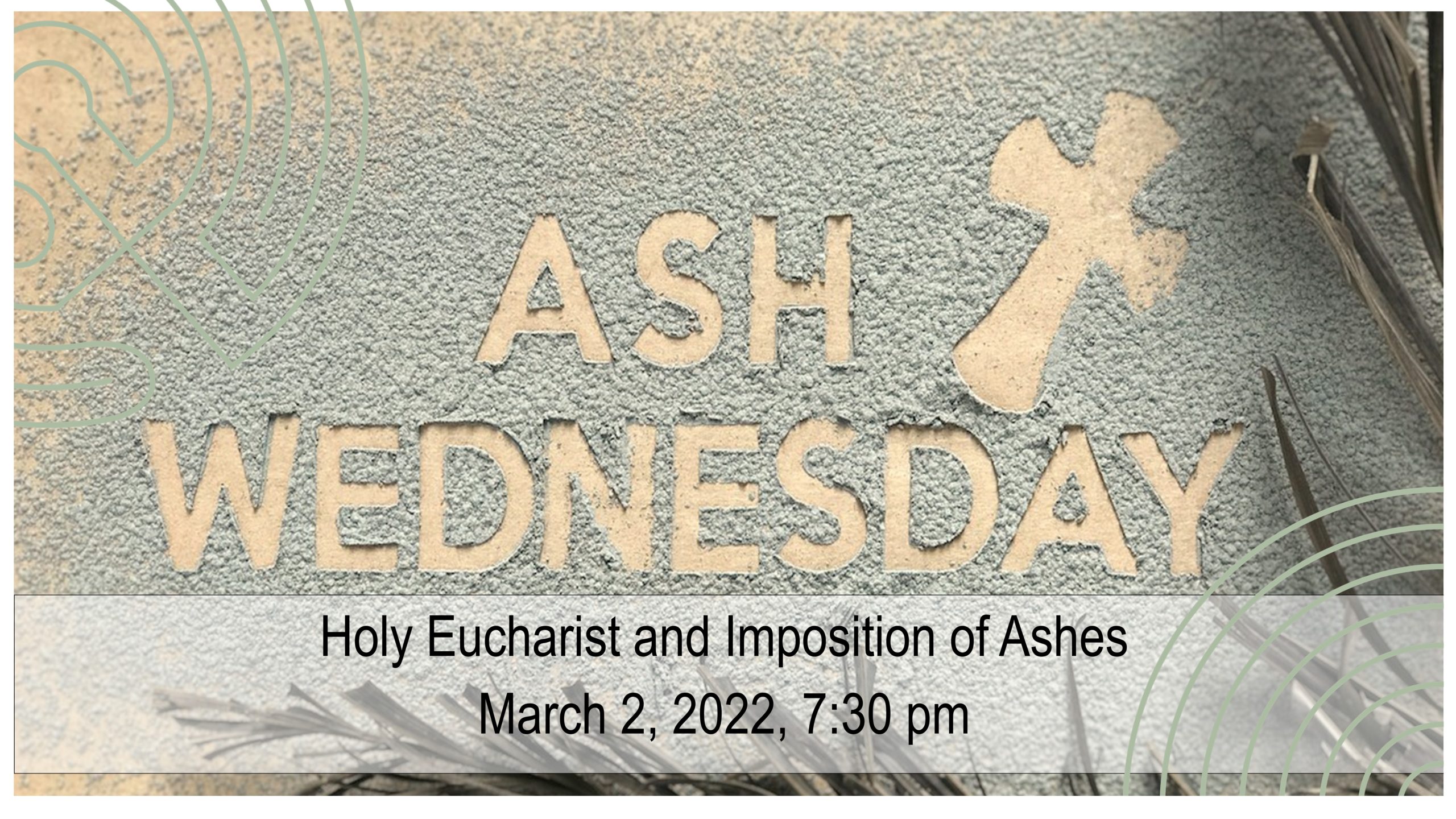 ash wednesday imposition of ashes