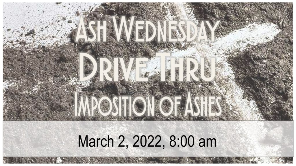 Ash Wednesday Drive Thru Imposition of Ashes St. James' Episcopal