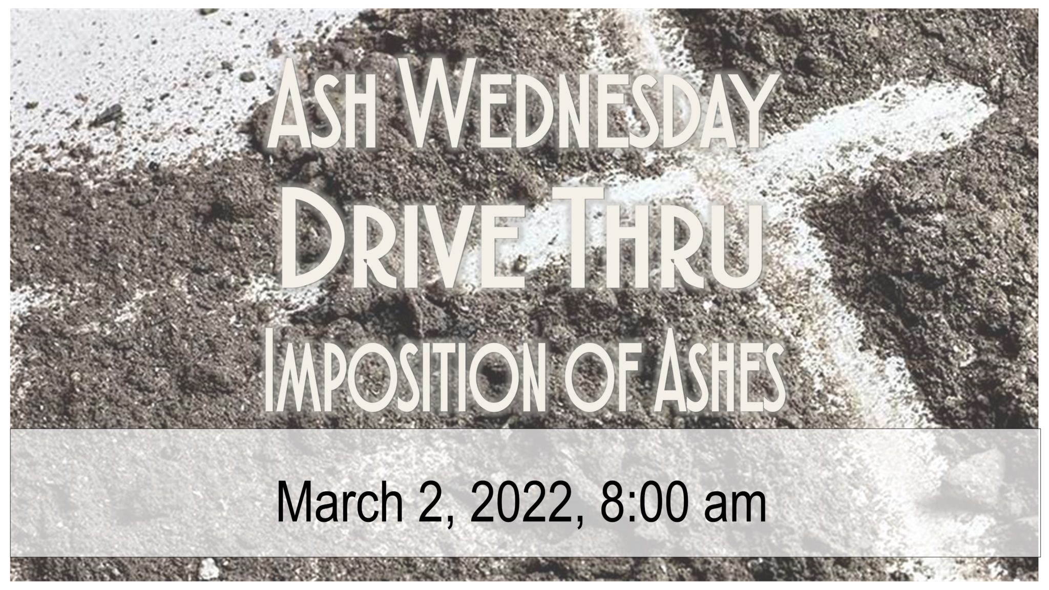 Drive thru Ashes St. James' Episcopal Church Mt. Airy MD